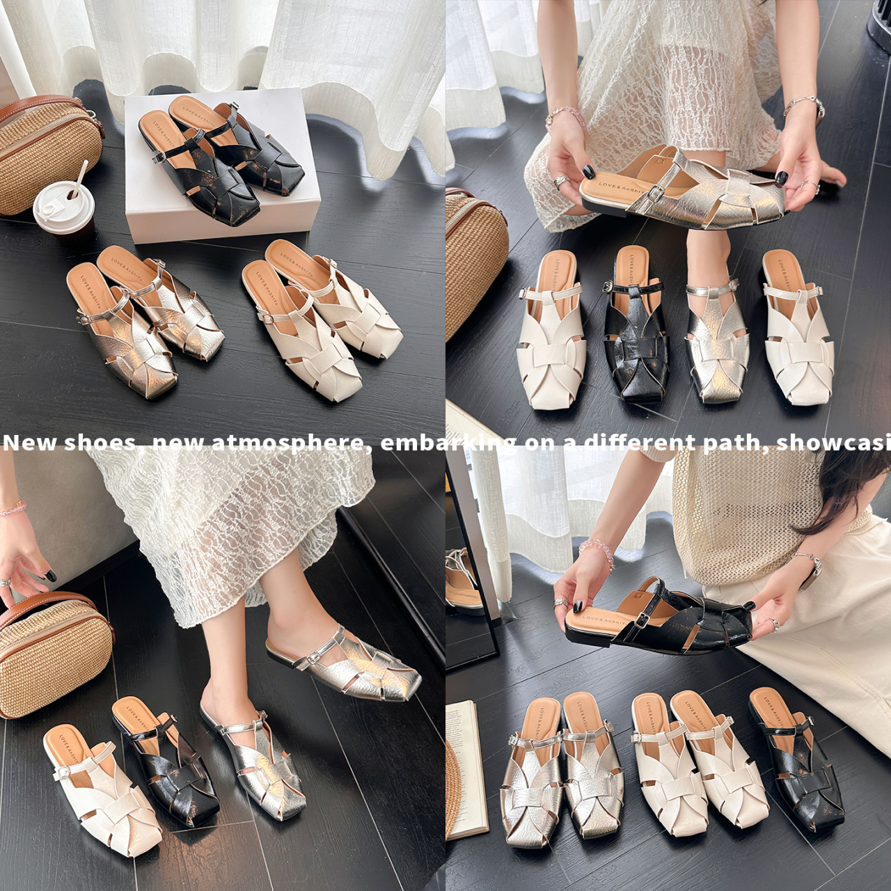 Women Shoes Us To Eu - French Style Woven Mules for Women