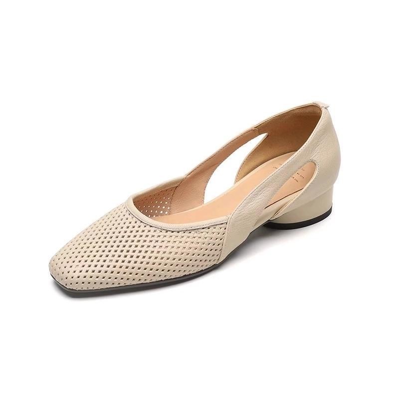 Women'S Heels - Spring Summer Women's Breathable Square Toe