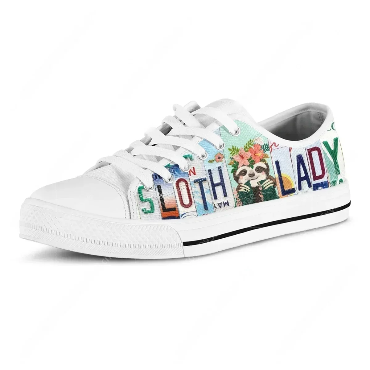 License Plate Sloth Lady Cute  - Women'S Shoes In Size 12 review and price