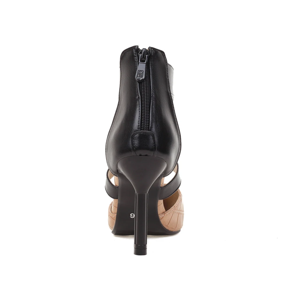 New Summer Mature Beige Black  - Women'S Shoes In Size 12 review and price