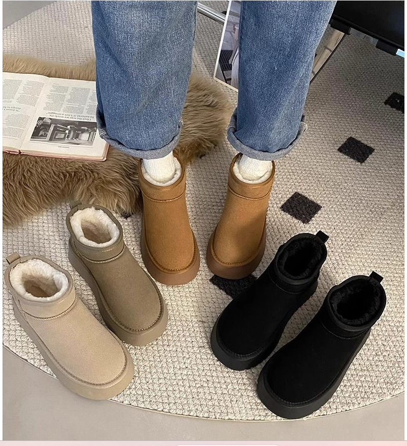 Women's Thick-Soled Snow Boots - Women Shoes Size Chart review and price