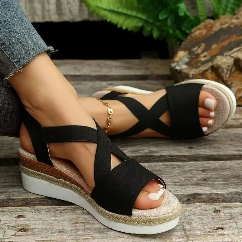 Women's Platform Wedge Sandals - Espadrille Wedge Shoes review and price