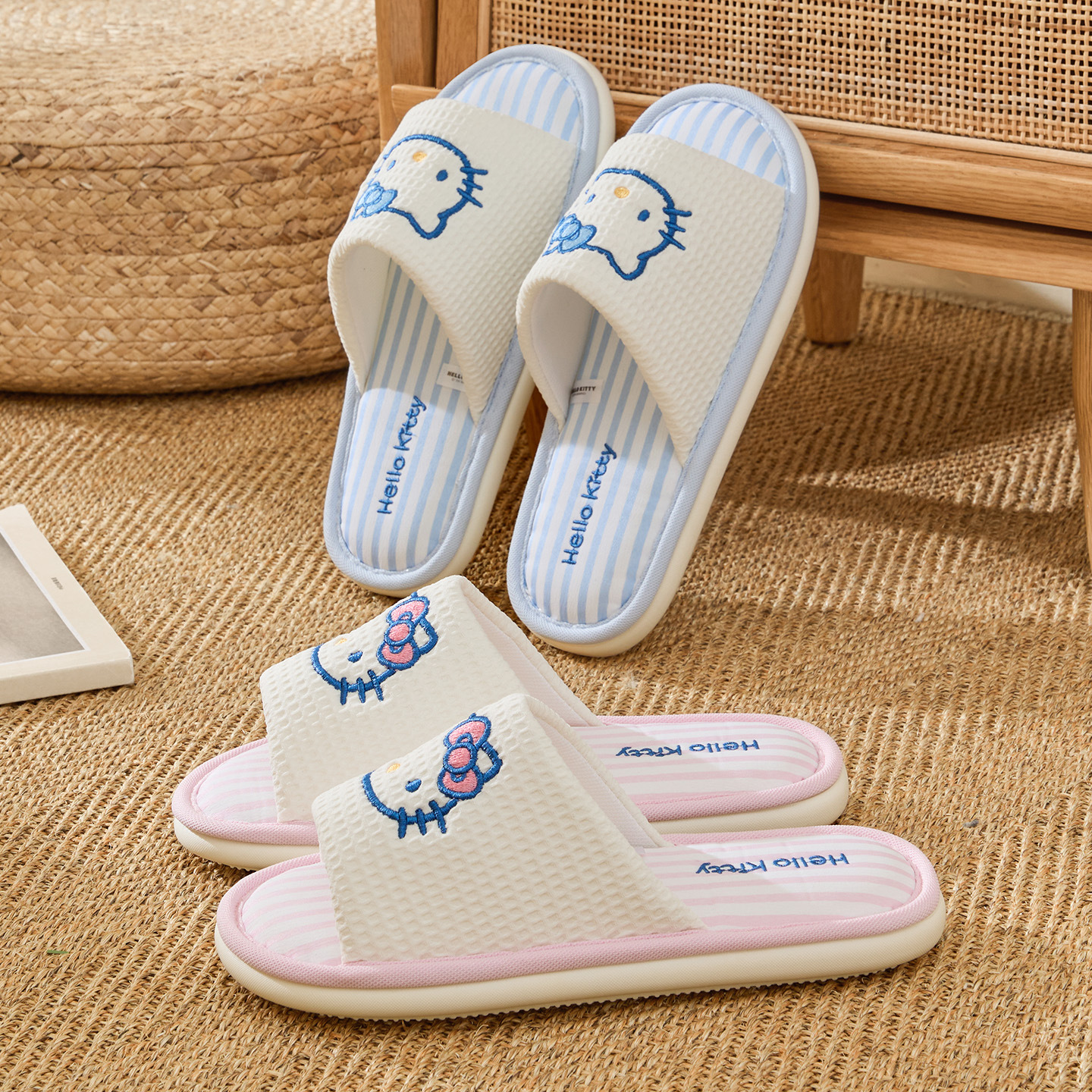 Cartoon Kuromi Linen Slippers  - Women'S Shoes Non Slip review and price