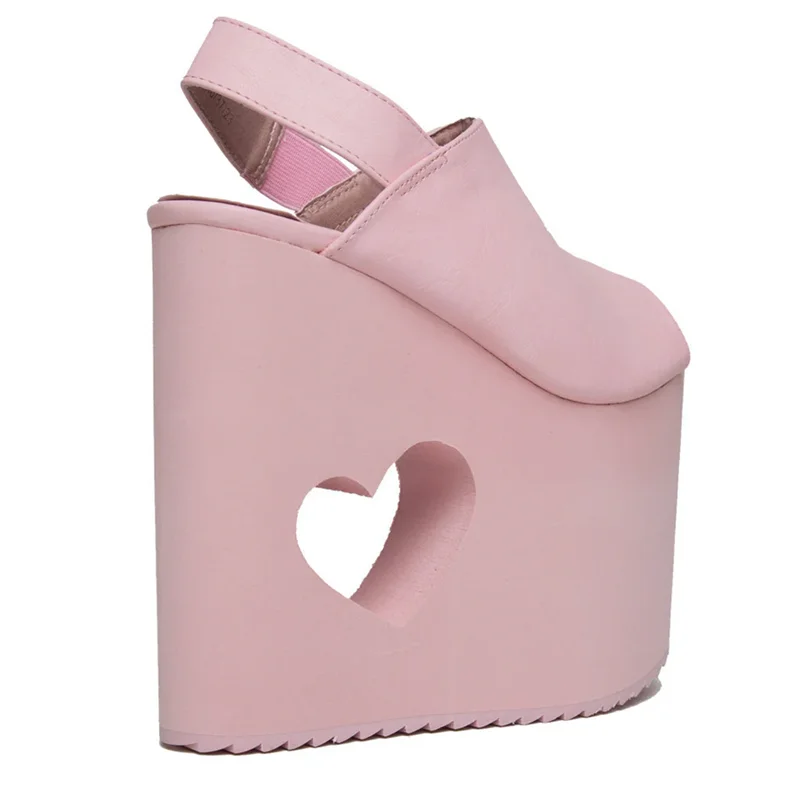 Platform Back Strap High Heel  - Women Shoes Size Chart review and price