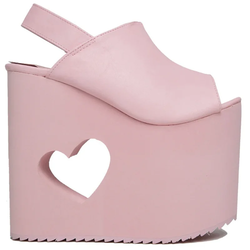 Platform Back Strap High Heel  - Women Shoes Size Chart review and price