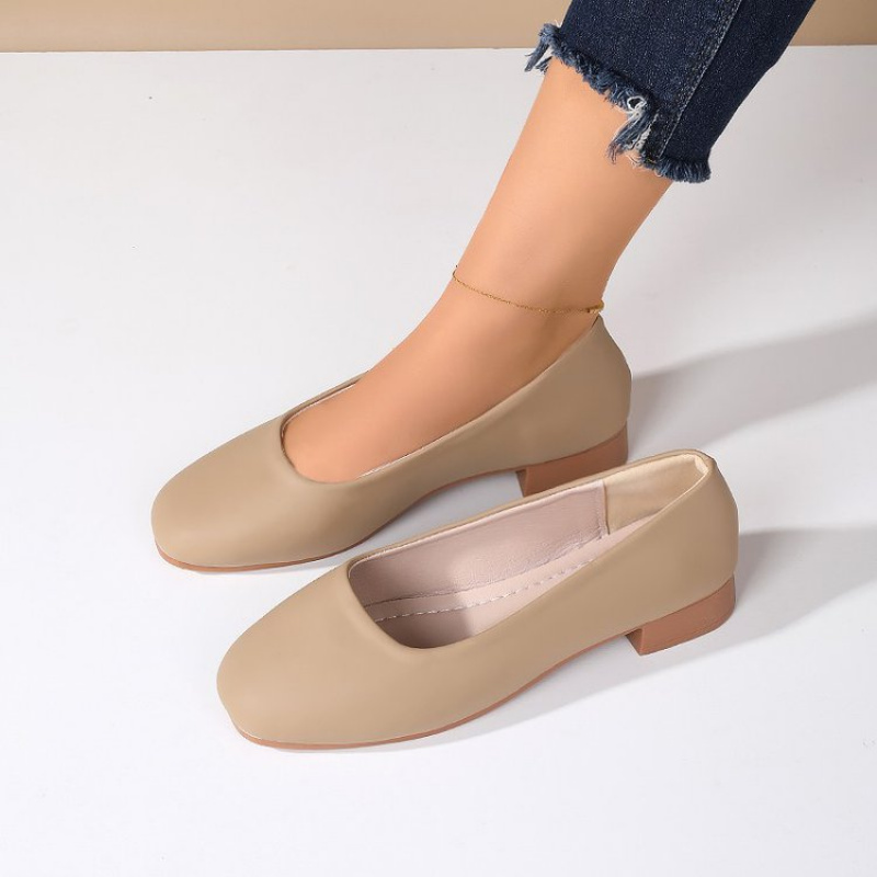 Soft Leather Round Toe Slip-On - Women'S Heels review and price