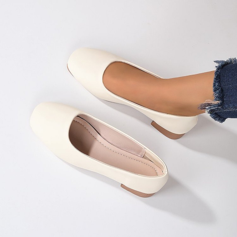 Soft Leather Round Toe Slip-On - Women'S Heels review and price