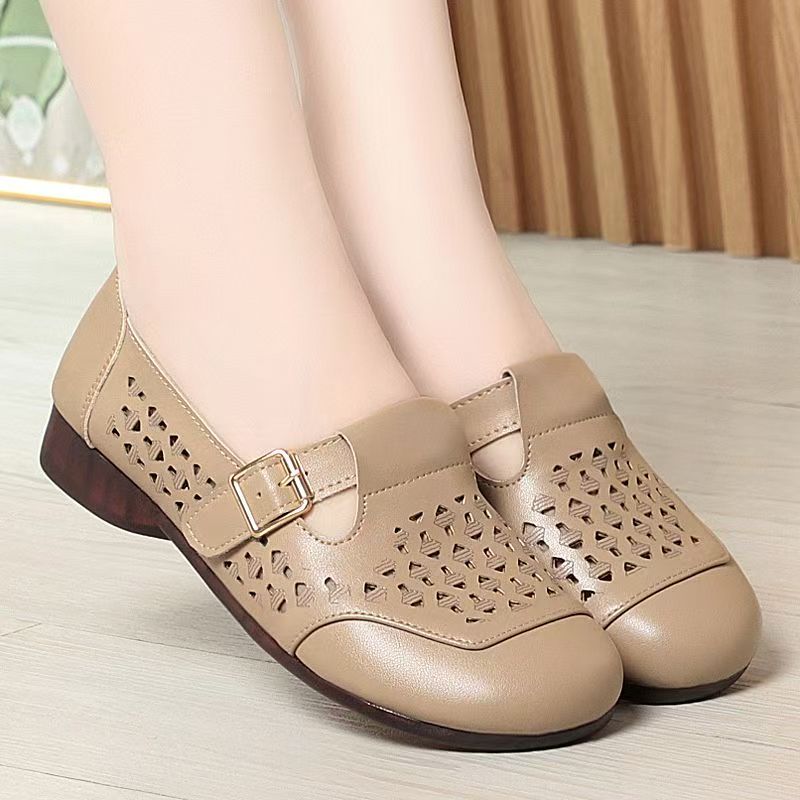 Women's Leather Hollow Out Low - Women'S Shoes Non Slip review and price