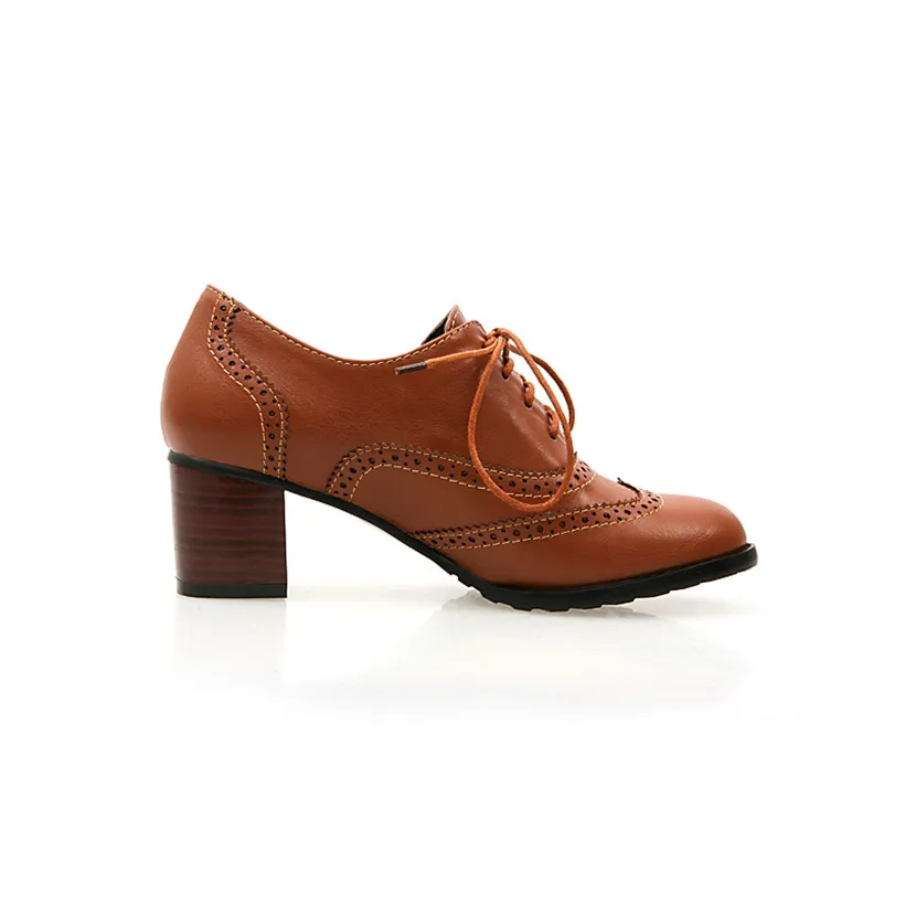 British Women Oxfords High Blo - Oxford Lace Up Women review and price