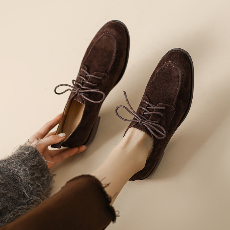 2025 Spring and Autumn New Wom - Oxford Lace Up Women review and price