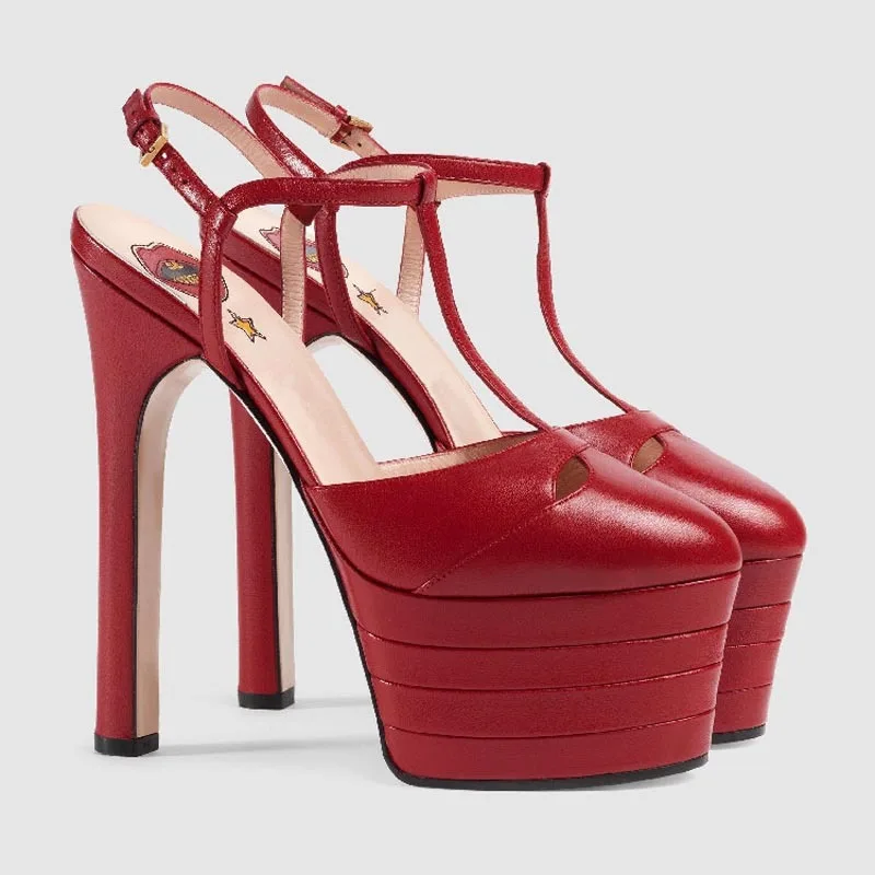 2026 Women's Round Head Sandal - Metallic Heel Sandal review and price