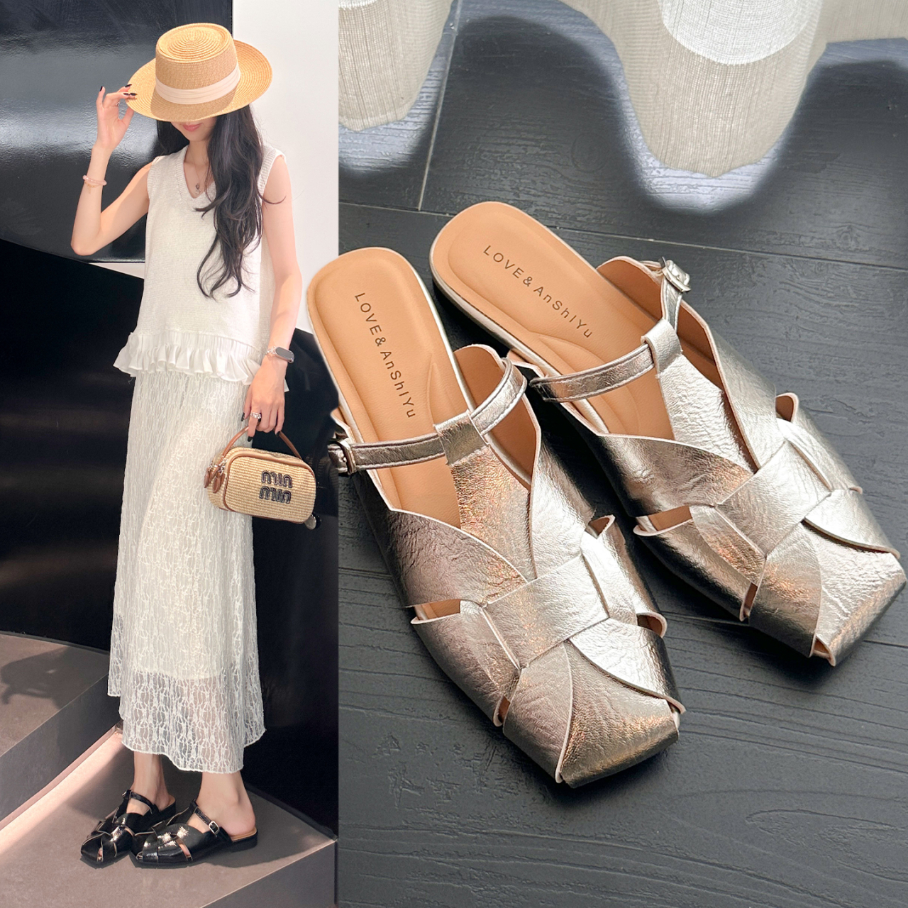 French Style Woven Mules for W - Women Shoes Us To Eu review and price