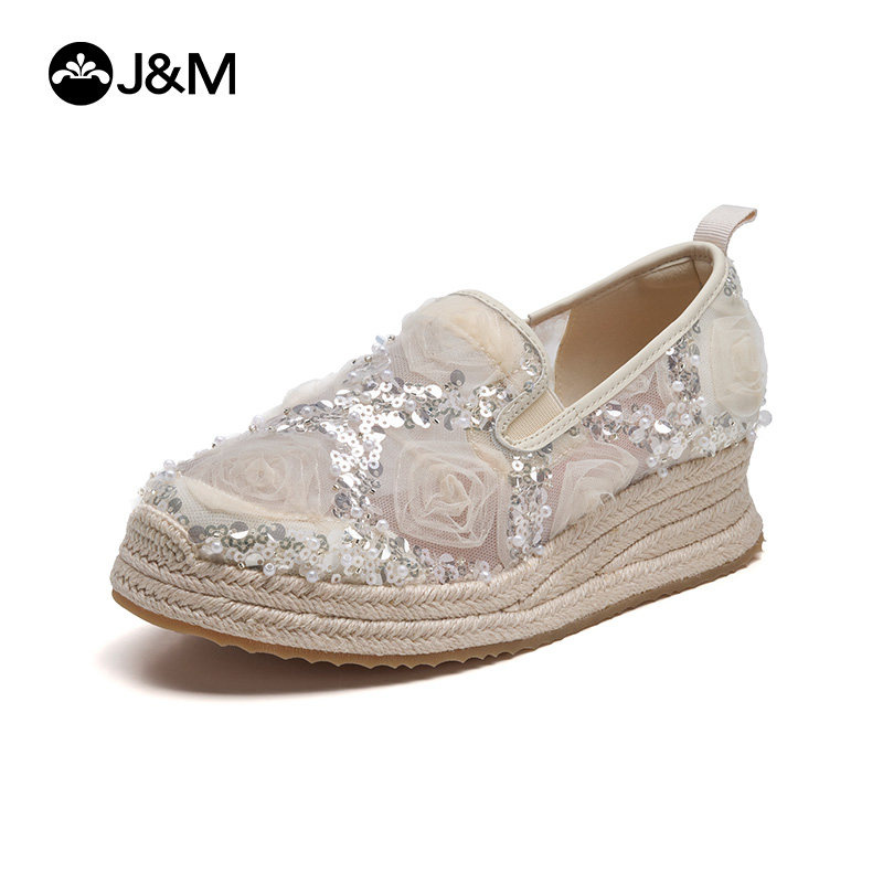 2026 J&M Women Wedges Fashion  - Espadrille Wedge Shoes review and price