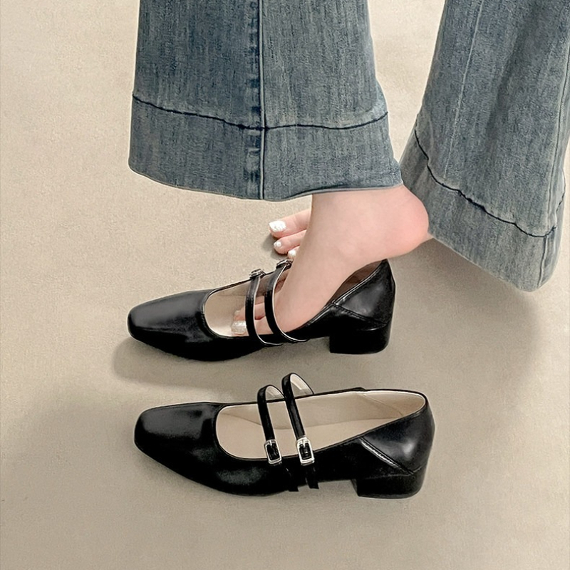 Square Toe Low Heel Women Silv - Women'S Heels review and price