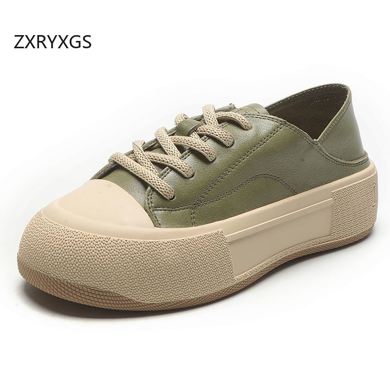 ZXRYXGS 2026 New Lace-up Cowhi - Women Shoes Size 4 In Cm review and price