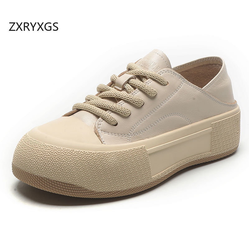 ZXRYXGS 2026 New Lace-up Cowhi - Women Shoes Size 4 In Cm review and price
