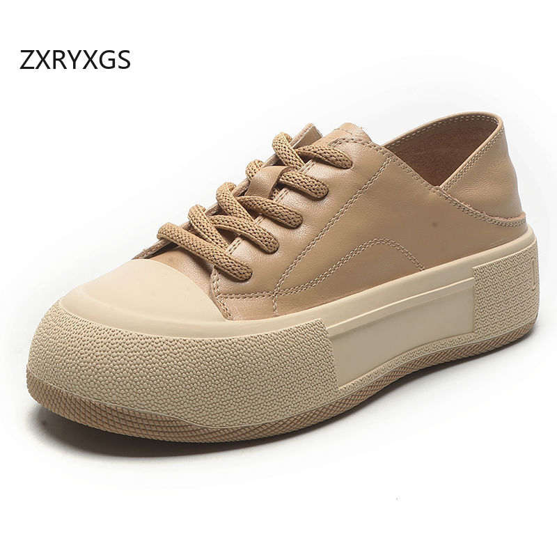 ZXRYXGS 2026 New Lace-up Cowhi - Women Shoes Size 4 In Cm review and price
