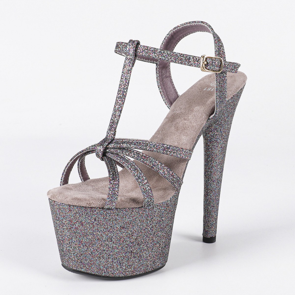 Women's 17cm Platform Sandals  - Metallic Heel Sandal review and price