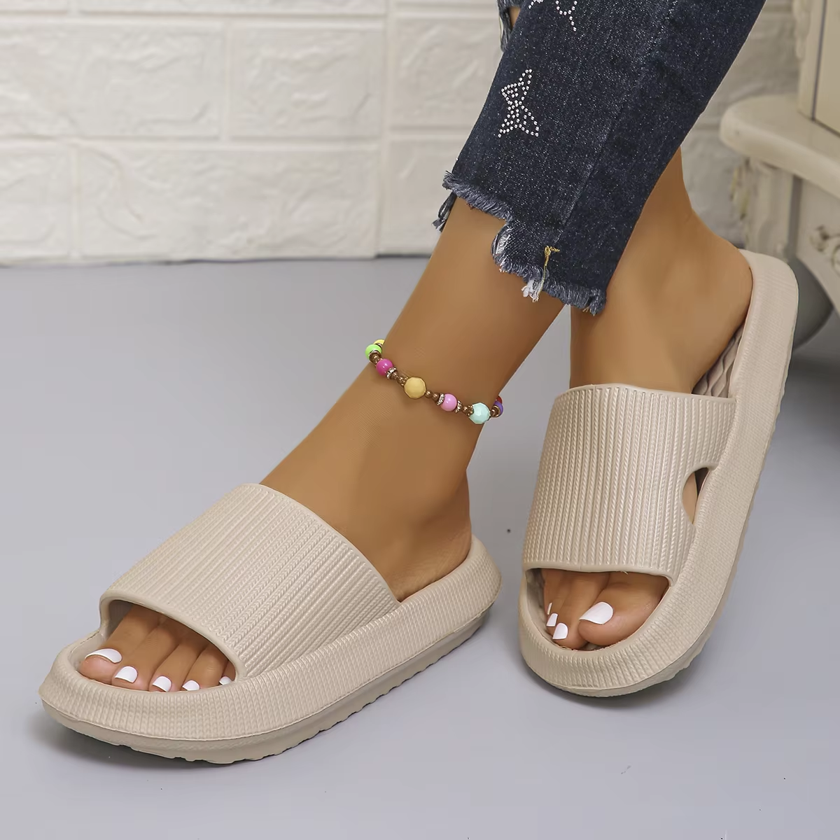 Thick Bottom Cloud Slippers Wo - Women'S Shoes Non Slip review and price