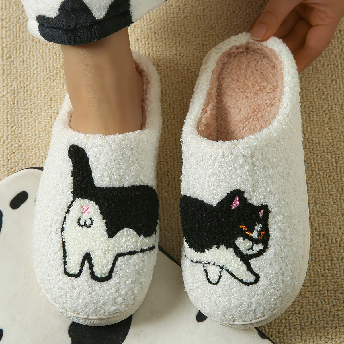 Winter Plush Cute Dachshund Em - Women'S Shoes Non Slip review and price
