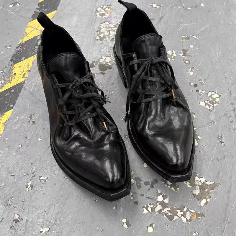 Women's Wrinkled Full Grain Le - Oxford Lace Up Women review and price